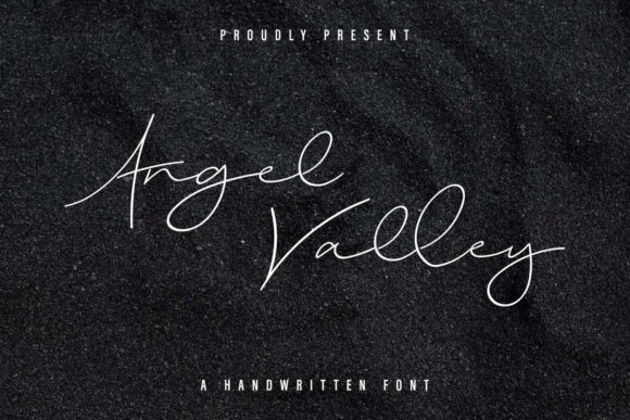 Angel Valley: A Handwritten Font for Branding