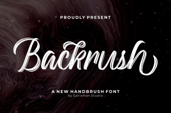 Backrush: A Handwritten Font for Digital Design