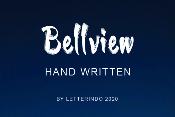 Bellview: A Handwritten Font for Brand Identity