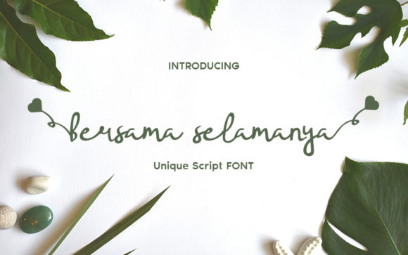 Bersama Selamanya: A Script Font for Editorial Design