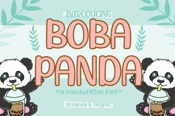 Boba Panda Font Review for Social Campaigns