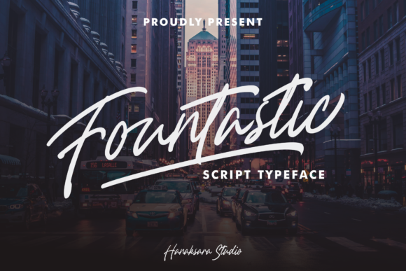 Fountastic: A Handwritten Typeface for Modern Branding