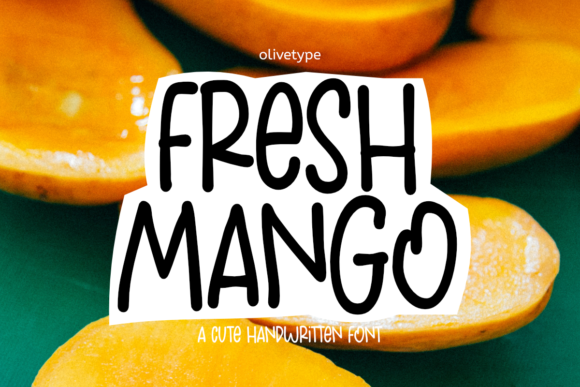 Fresh Mango Font: A Playful Typeface for Crafters