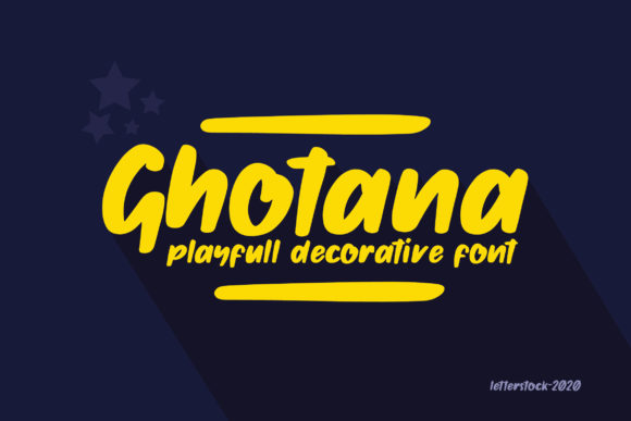 Ghotana Font: A Bold Handwritten Typeface for Branding