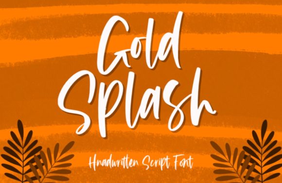 Gold Splash: The Handwritten Font for Marketers
