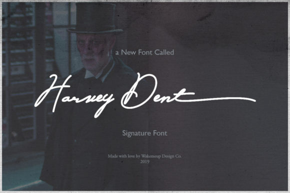 Harvey Dent: A Handwritten Font for Modern Web Design