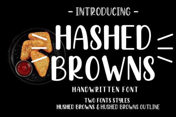 Hashed Browns: A Playful Handwritten Font for Editorial Design
