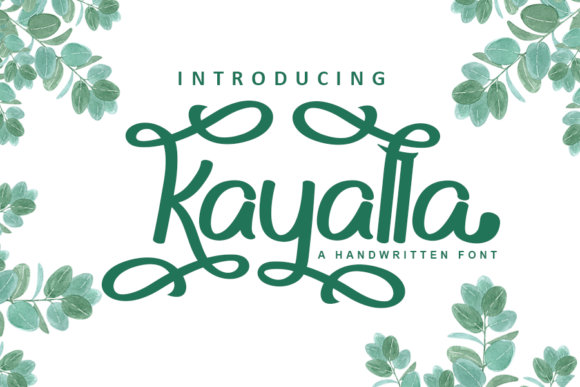 Kayalla: A Sweet Handwritten Font for Crafters