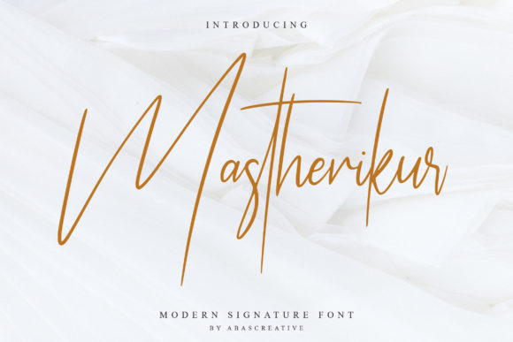 Mastherikur Font Review: A Modern Script for Branding
