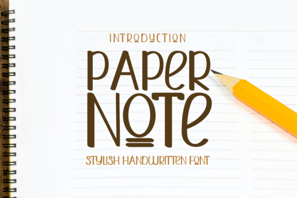 Paper Note: The Handwritten Font for Crafters