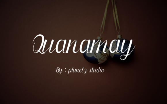 Quanamay: A Handwritten Font for Authentic Branding