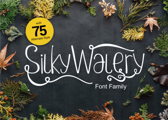 Silkywalery: A Handwritten Font for Web Design