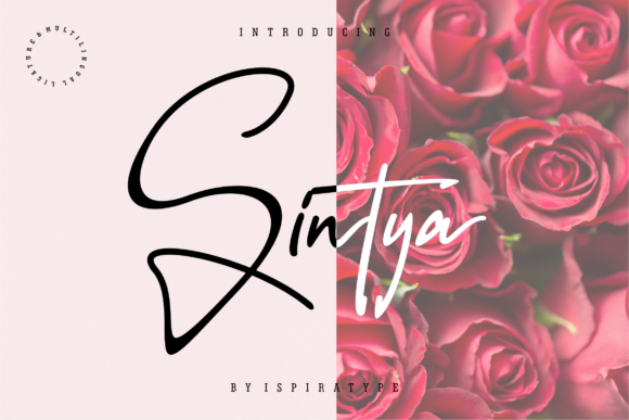 Sintya: A Handwritten Font for Editorial Elegance