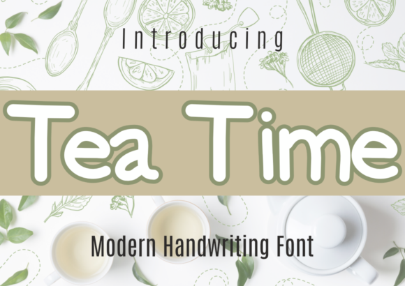 Tea Time Font: A Casual Script for Editorial Warmth