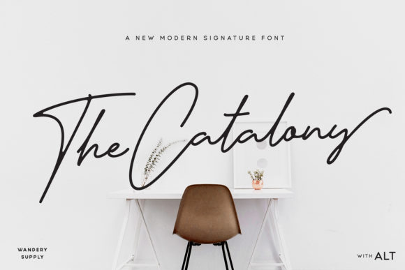 The Catalony Font for Handmade Creators