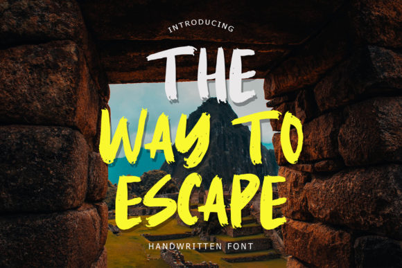 The Way to Escape: A Handwritten Font for Branding