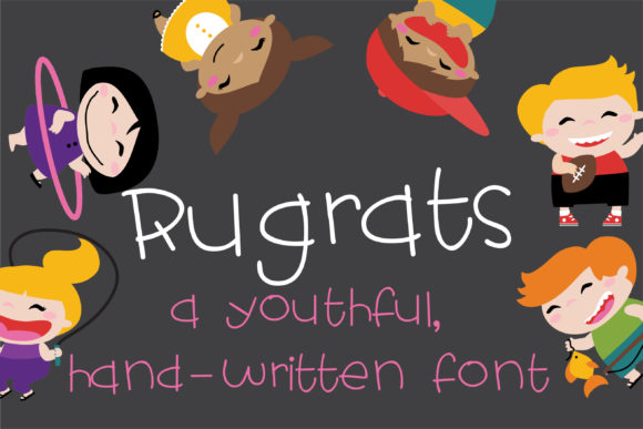 ZP Rugrats: A Playful Handwritten Font for Branding